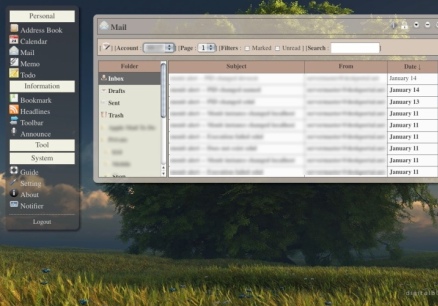 DeskPortal UIのスクリーンショット